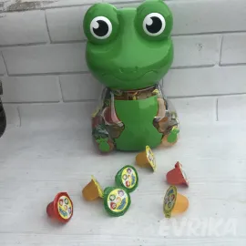 Желейная конфета Копилка Жаба Зеленая 100 шт