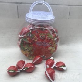 Жевательная Резинка с желе Strawberry Shape 50 шт