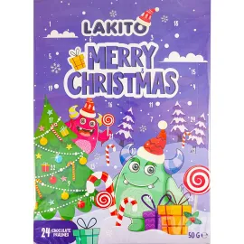 Адвент Календарь Lakito Merry Christmas 50 гр 