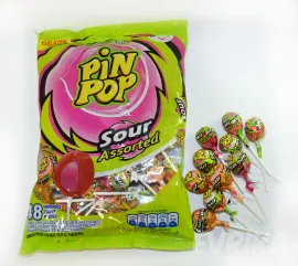Леденец Pin Pop Sour Пакет 48 шт