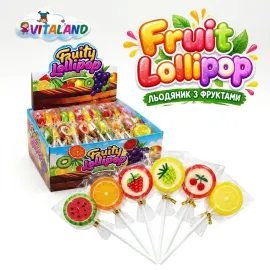 Леденец Fruit Lollipop 60 шт
