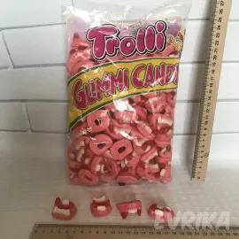 Желейная конфета Trolli Челюсти 130-140 шт