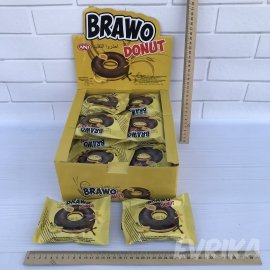 Кекс Brawo Donut з банановою начинкою 24 шт