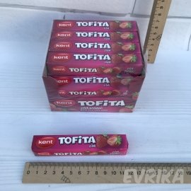 Жевательная конфета Tofita Клубника 20 шт