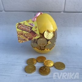 Шоколадні Монети Яйце 100 шт