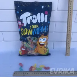 Желейная конфета Trolli Червы с сахаром 190-200 шт