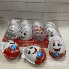 Яйцо Сюрприз Смайл Україна 8 шт