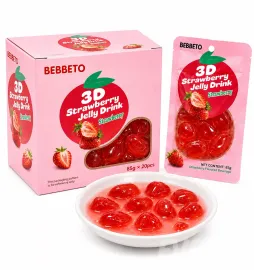 Рідке Желе 3D Полуниця 85 гр 20 шт