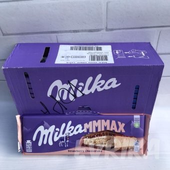 Шоколадка Milka Клубника Чизкейк 300 гр 