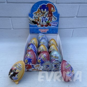 Яйцо Сюрприз Sonic 12 шт
