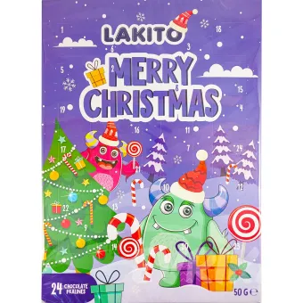 Адвент Календарь Lakito Merry Christmas 50 гр 