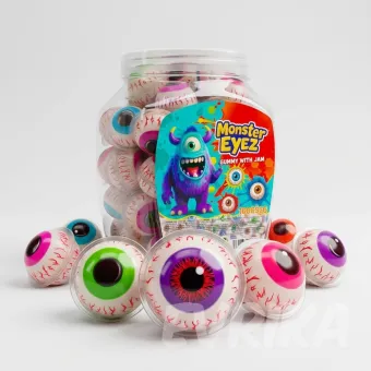 Жевательная Резинка с Желе Monster Eyez 50 шт