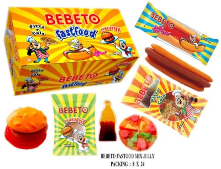 Желейная Конфета Argeto Fast Food 20 гр 30 шт