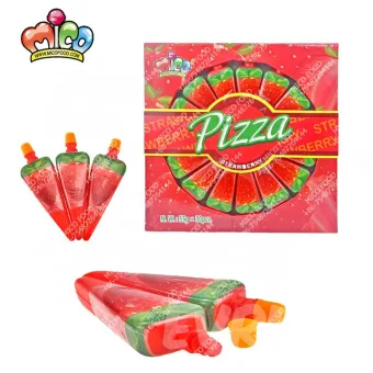 Желе Пудинг Pizza Strawberry 35 гр 50 шт