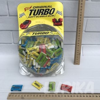 Жевательная Резинка Turbo банка 300 шт