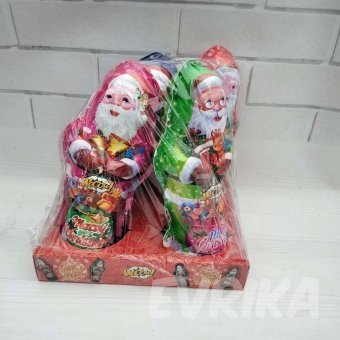 Фигурка Новогодняя Санта Свет 60 гр 4 шт