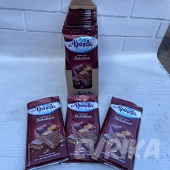 Шоколадка Alpinella Сухофрукти 100 гр 21 шт