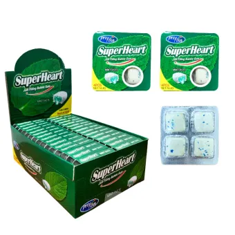 Жувальна Гумка з джемом Super Heart 30 шт