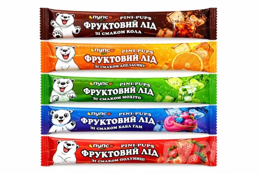 Замороженый Сок Mini Pups 40 гр 50 шт