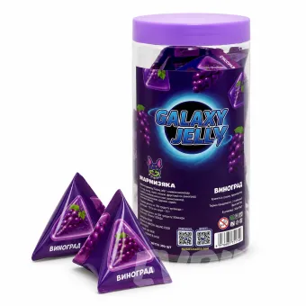 Желейна Цукерка Galaxy Jelly 12,5 гр Виноград 30 шт