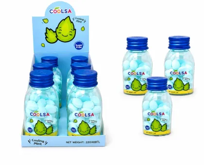 Драже Бутылочка Coolsa Мята 22 гр 6 шт